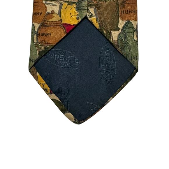 The Disney Store Winnie The Pooh Hunny Honey Pots Cartoon Necktie Vintage - Picture 5 of 7